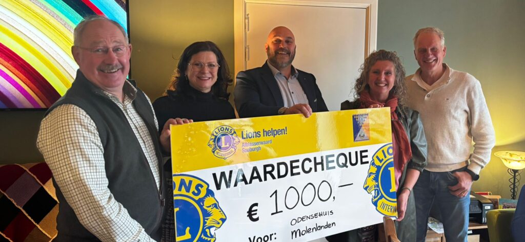 lions cheque